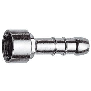 Chrome Brass 1/2 inch Female Thread Hose Tail - 07000112