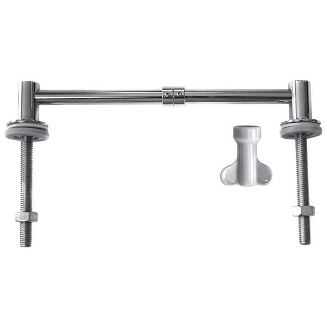 Chrome Brass Bar Toilet Seat Hinge Bottom Fix - 03065777