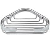 Chrome Brass Large Corner Soap Dish Basket - 01097070