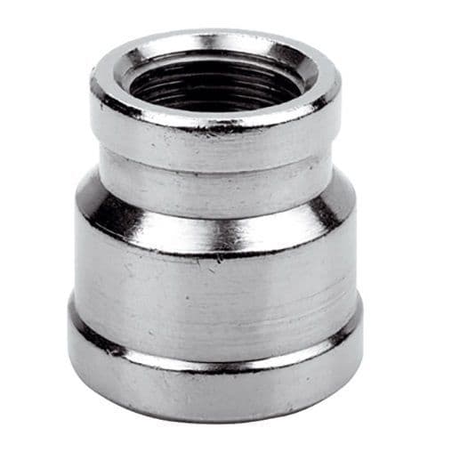 Chrome Brass Reducing Female Socket 3/4 x 1/2 inch BSP - 54000282