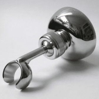 Chrome Brass Swivel Shower Head Holder Wall Bracket - 50010964