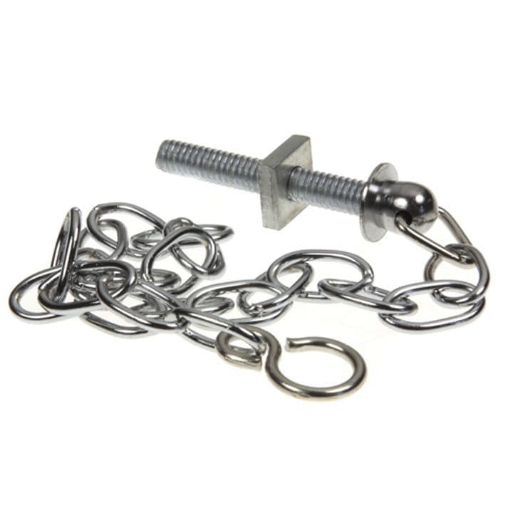 Plug Chain On Tap Chrome Chain Link Basin Plug Chain and Stay 26cm - 74000050
