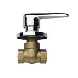 Chrome Concealed / Built In Lever Valve 3/4 inch - 58000021
