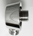 Chrome Concealed Domed Shower Wall Elbow - 50113136