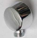 Chrome Concealed Domed Shower Wall Elbow - 50113136