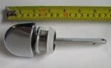 Chrome Domed Side Flush Toilet Cistern Lever - 08000446