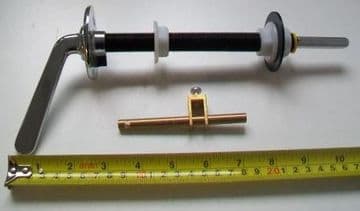 Chrome Duct / Concealed Toilet Cistern Lever 22cm - 08000451