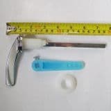 Chrome Extended 15cm Long Toilet Cistern Lever Handle - 08000443