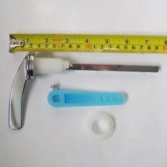 Chrome Extended 15cm Long Toilet Cistern Lever Handle - 08000443