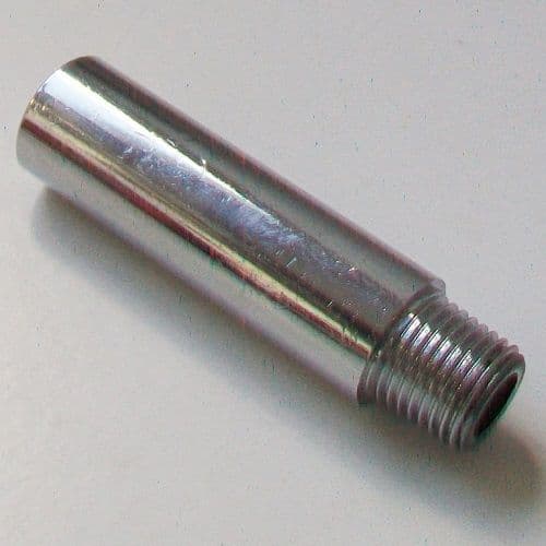 Chrome Extension for Gas Fire Restrictor Elbow - 07002040