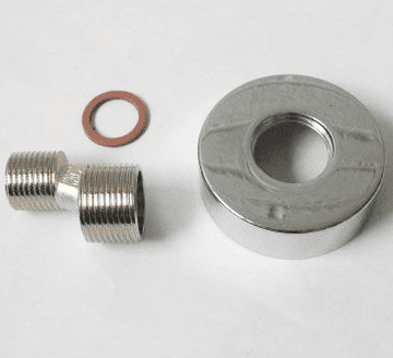 Chrome Flange and Union for Shower Bar Mixers - 74000235