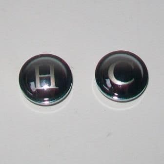 Chrome Hot and Cold Screw In Tap Indices - 58004077