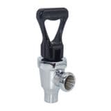 Chrome Hot Water Urn Lever Tap 3/4 inch BSP - 07000119