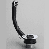 Chrome Kitchen Sink Waste and Overflow Backnut Type - 74000110