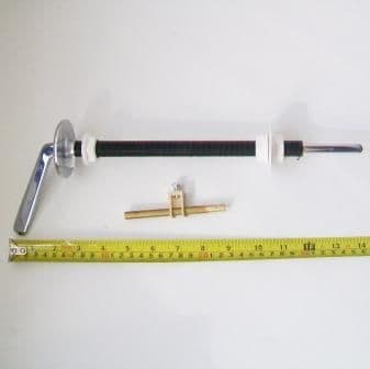 Chrome Long Concealed Toilet Cistern Lever 30cm - 08000322