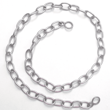 Chrome Long Soldered Link Bath Sink Chain - 74000081
