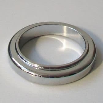 Chrome Metal Large Tap Base Ring Plinth 54mm - 62003159