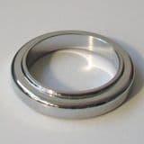 Chrome Metal Large Tap Base Ring Plinth 54mm - 62003159