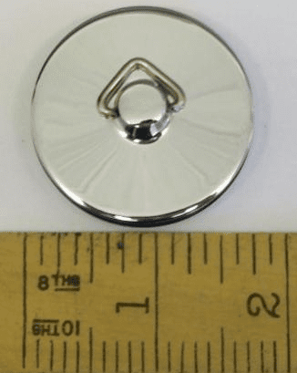 Chrome Metal Plug for Bath and Kitchen Sinks 1.3/4