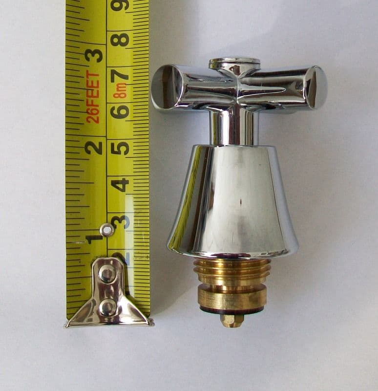 Chrome Minimalist Cross Top Tap Heads and Bodies 54015199 Plumbers