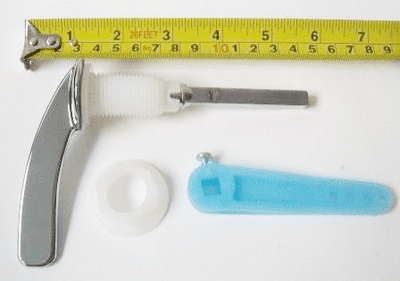 Chrome Modern Flat Toilet Cistern Lever - 08000442