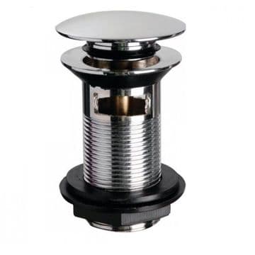 Chrome Mushroom Clicker Sprung Basin Waste - 74000128