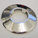 Chrome Plastic 35mm Wall Flange Pipe Collar- 30000387