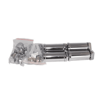 Chrome Plastic Adjustable Towel Rail Brackets - 32000232