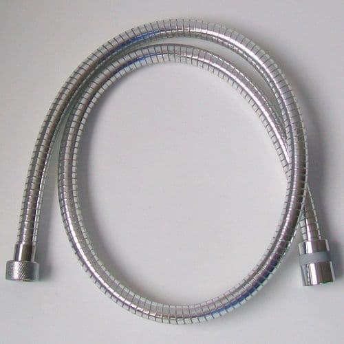 Chrome Plastic Short Shower Hose 1 Metre 50600331 Plumbers Mate Ltd