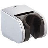 Chrome Plastic Shower Head / Hose Wall Bracket - 50000028