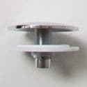 Chrome Plastic Tap Hole Blank Stopper