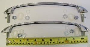 Chrome Plated Bath Grip / Grab Handles 257mm Centres - 06000090