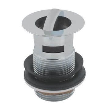 Chrome Plated Brass Swivel Basin Waste Slotted - 74000441