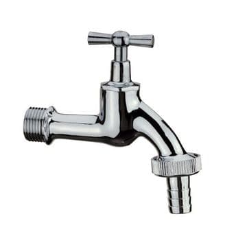 Chrome Plated Hose Union Bib Tap 1/2 - 58093070
