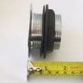 Chrome Short Tail 73mm Flange Flush Grated Waste 1.1/2 - 74000440