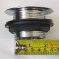 Chrome Short Tail 73mm Flange Flush Grated Waste 1.1/2 - 74000440
