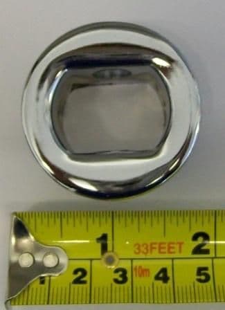 Chrome Surround for Round Hole Side Cistern Levers