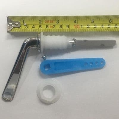Chrome Toilet Cistern Lever - Grab Type