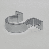 Chrome Wall Bracket Pipe Clip for 32mm Basin Waste - 68000001