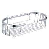 Clasico Stainless Steel Oval Shower Basket - 01073022