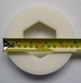 Close Coupled Foam 1.5 Hexagon Doughnut Washer