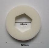 Close Coupled Foam 1.5 Hexagon Doughnut Washer - 08000111