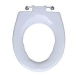 Comfort Disabled White Toilet Seat Only 260005/WH - 02012572