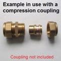 Compression 3 Piece Reducing Kit 15mm x 8mm - 2491150B