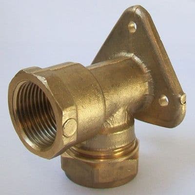 Compression Back Plate Wall Bib Tap Elbow 3/4 x 22mm - 24582200