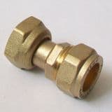 Compression Straight 15mm x 1/2 Swivel Tap Connector - 24431500