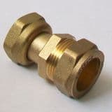 Compression Straight 22mm x 3/4 Swivel Tap Connector - 24432200