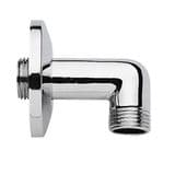 Concealed Shower Outlet Wall Plate Elbow Chrome - 74000245