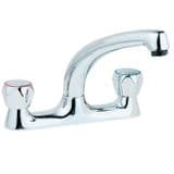 Contract 2 Tap Hole Kitchen Sink Deck Mixer Tap - 58000027
