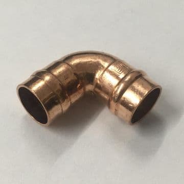 Copper Solder Ring 12mm Microbore 90˚ Elbow - 28212000